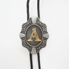 Initial Letter Bolo Ties