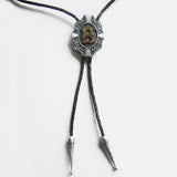 Initial Letter "H" Bolo Tie