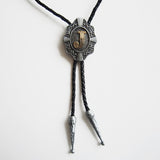 Initial Letter "J" Bolo Tie