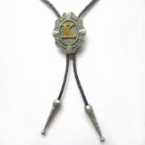 Initial Letter "K" Bolo Tie