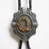 Initial Letter "Q" Bolo Tie