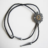 Initial Letter "Q" Bolo Tie