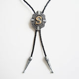 Initial Letter "S" Bolo Tie