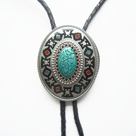 Native American Patterns Bolo Tie