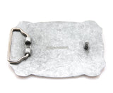 Western Edge Blank Belt Buckle