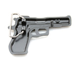 Black Hand Gun Belt Buckle