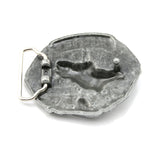 Rodeo Bull Riding Cowboy Color Belt Buckle