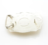 Gold & Silver Plated Western Bull Belt Buckle