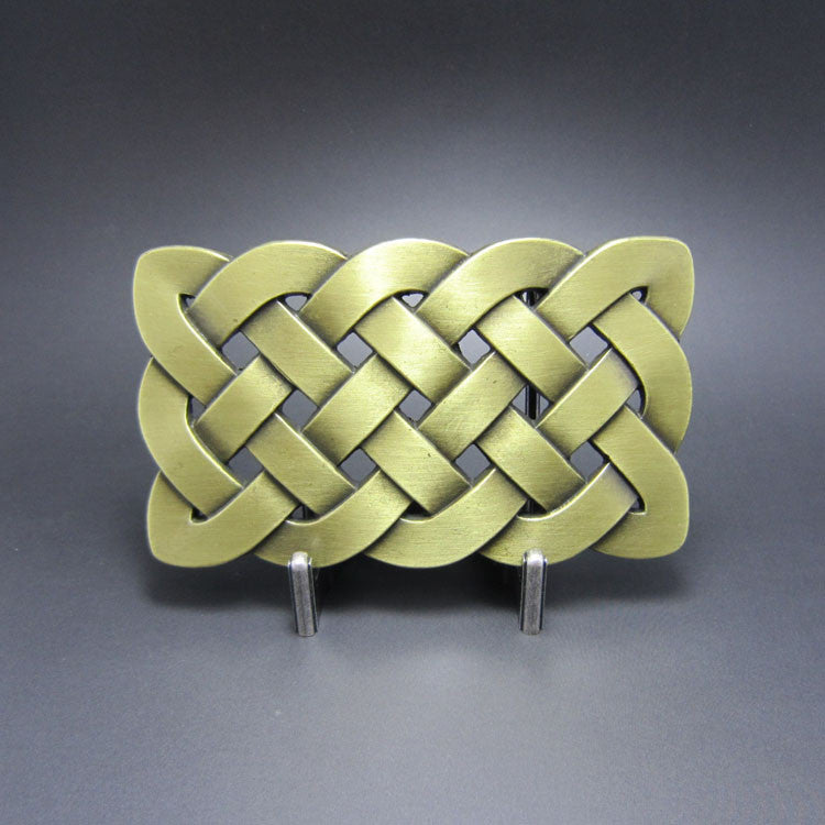 Bronze Celtic Knot Belt Buckle