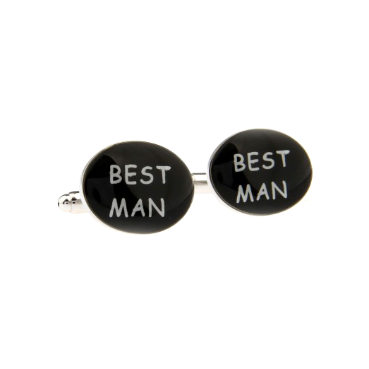 Best Man Wedding Stainless Steel Cufflinks