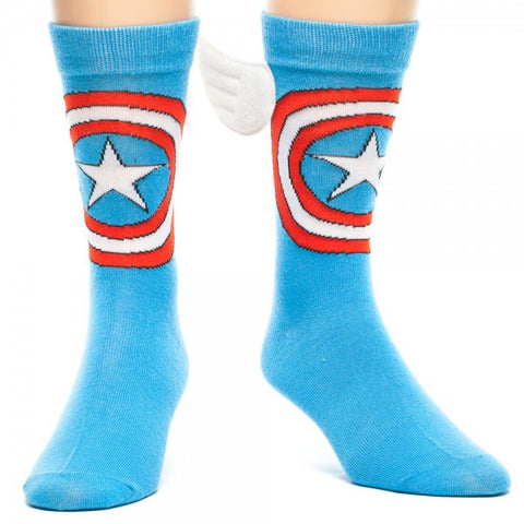 Marvel Captain America Crew Sock with Wings