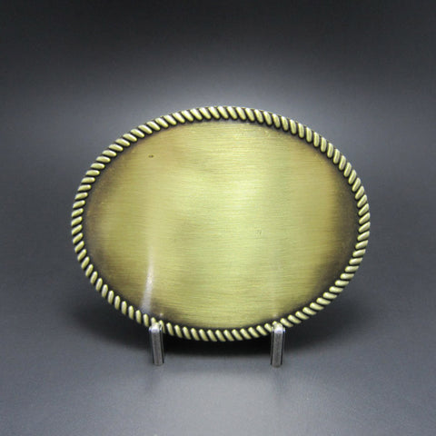 Bronze Rope Blank Belt Buckle