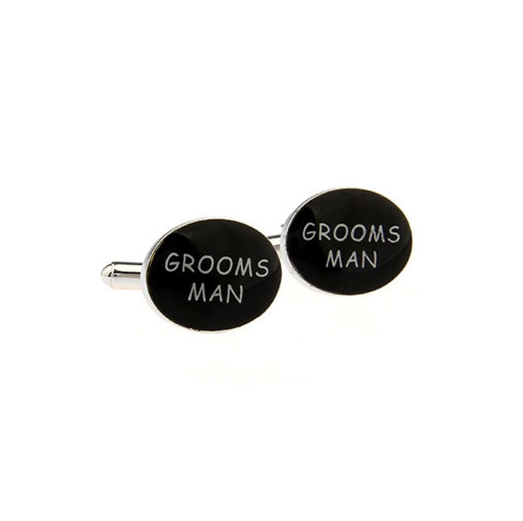 Groomsman Wedding Stainless Steel Cufflinks
