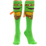Teenage Mutant Ninja Turtles Michelangelo Knee High with Mask