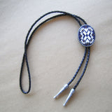 Native American Southwest Oval Bolo Tie