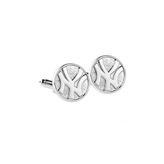 NY New York Stainless Steel Cufflinks