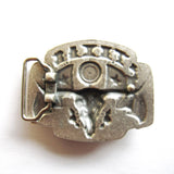Texas Longhorn State Flags Belt Buckle