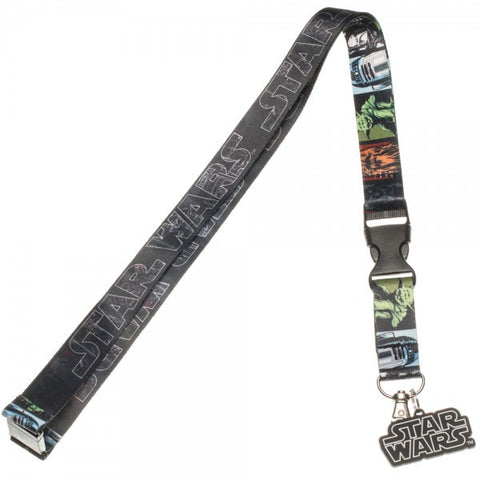 Star Wars Multi Character Lanyard