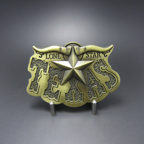 Bronze Lone Star Texas Belt Buckle