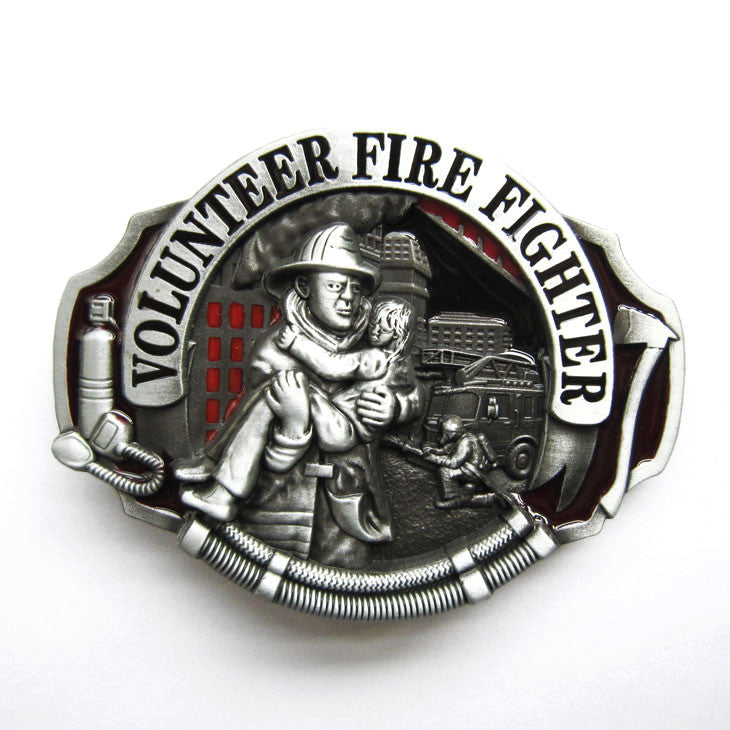 Volunteer Firefighter Belt Buckle