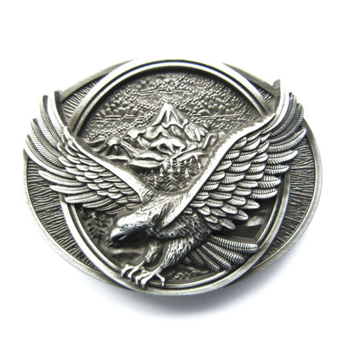 Eagle In Flight Belt Buckle
