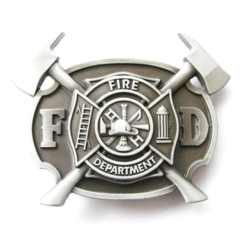 Fire Department FD Firefighter Axes Belt Buckle