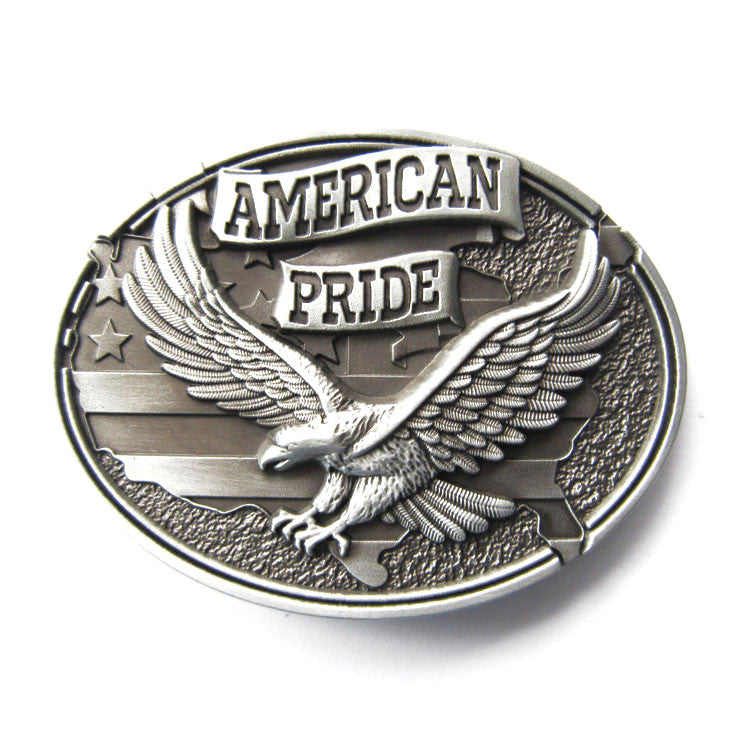 American Pride Eagle Flag Belt Buckle