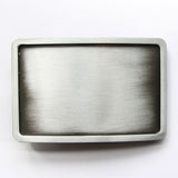 Rectangle Blank Belt Buckle