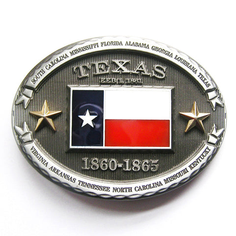 Texas State Flag Belt Buckle