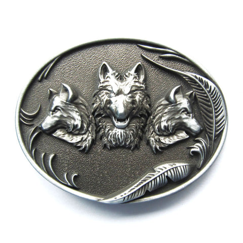 Wolves Belt Buckle