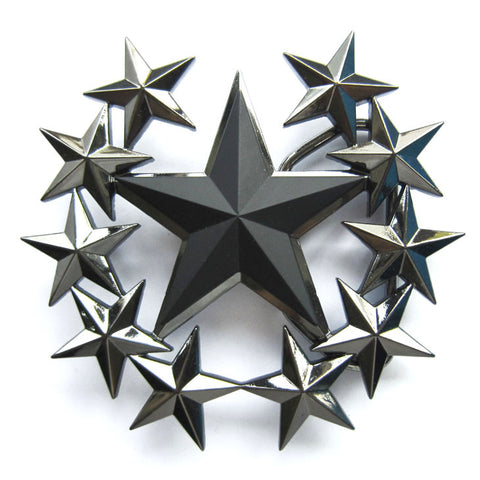 Black Stars Belt Buckle