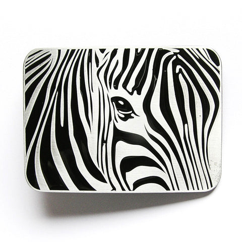 Zebra Belt Buckle