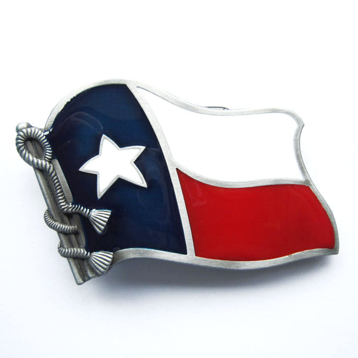 Puerto Rico Flag Belt Buckle