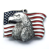 Eagle USA American Flag Belt Buckle