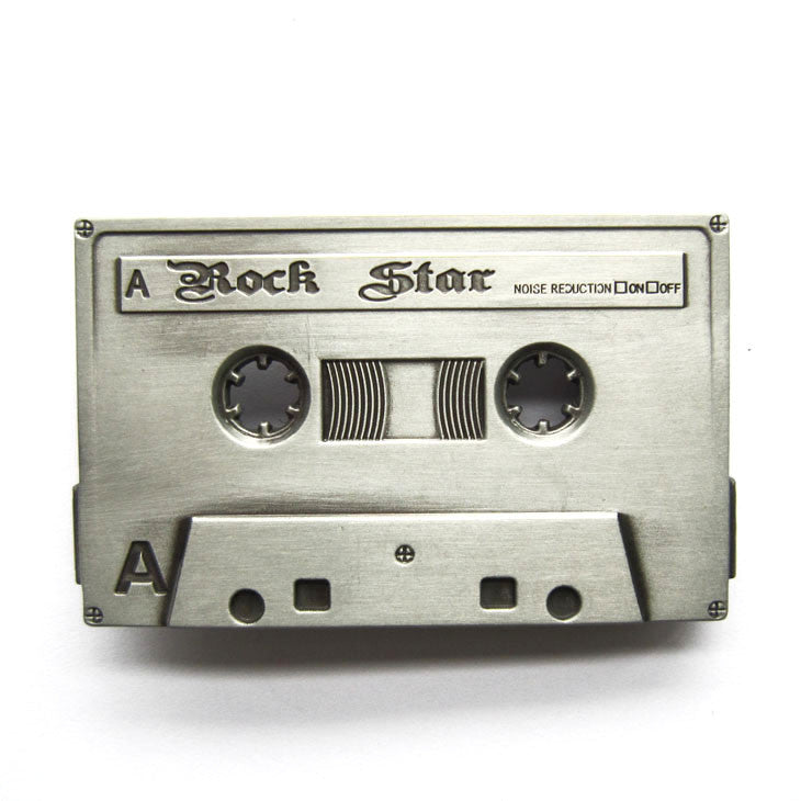Cassette Tape Belt Buckle