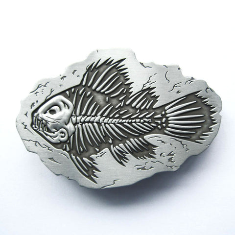 Fish Fossil Belt Buckle