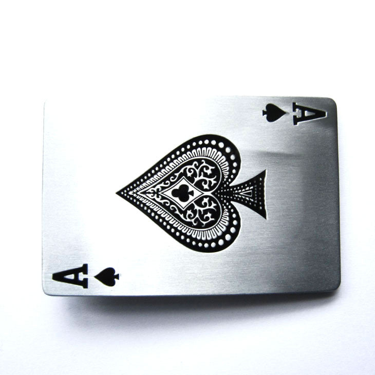 Ace of Spades Belt Buckle