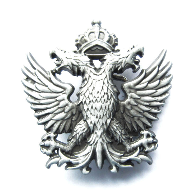 Crown Double Headed Eagle Belt Buckle – Yippo Accessories