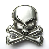 Skull and Bones Belt Buckle