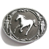 Horse Rodeo Western Belt Buckle