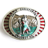 Saint Christopher Belt Buckle