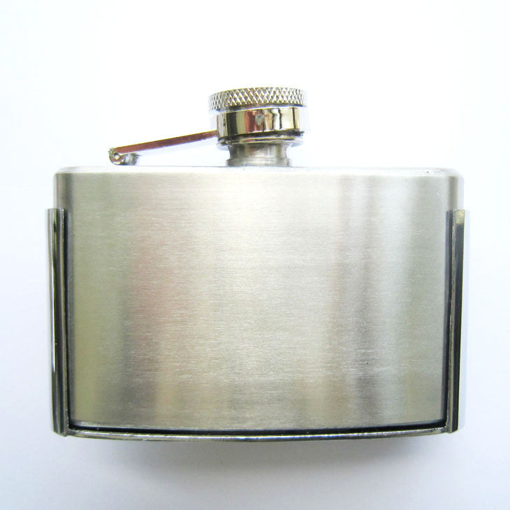 3 Ounce Stainless Steel Flask Belt Buckle