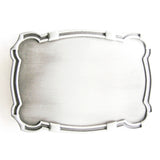 Western Edge Blank Belt Buckle