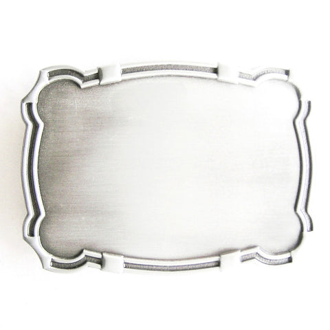 Western Edge Blank Belt Buckle