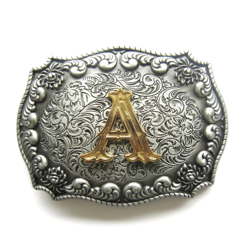 Initial "A" Letter Belt Buckle