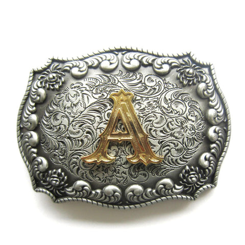 Initial "A" Letter Belt Buckle