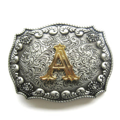 Initial Letter Belt Buckles