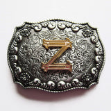 Initial "Z" Letter Belt Buckle