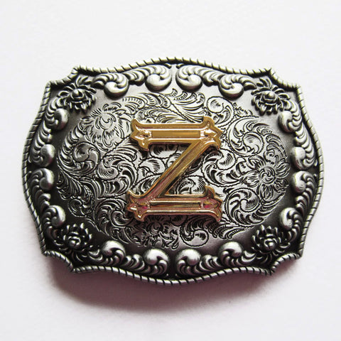 Initial "Z" Letter Belt Buckle