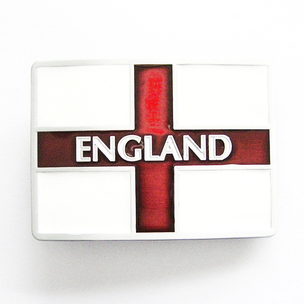 England Flag Belt Buckle